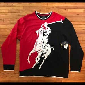 POLO by Ralph Lauren Mens Graphic Color Block Shirt XL